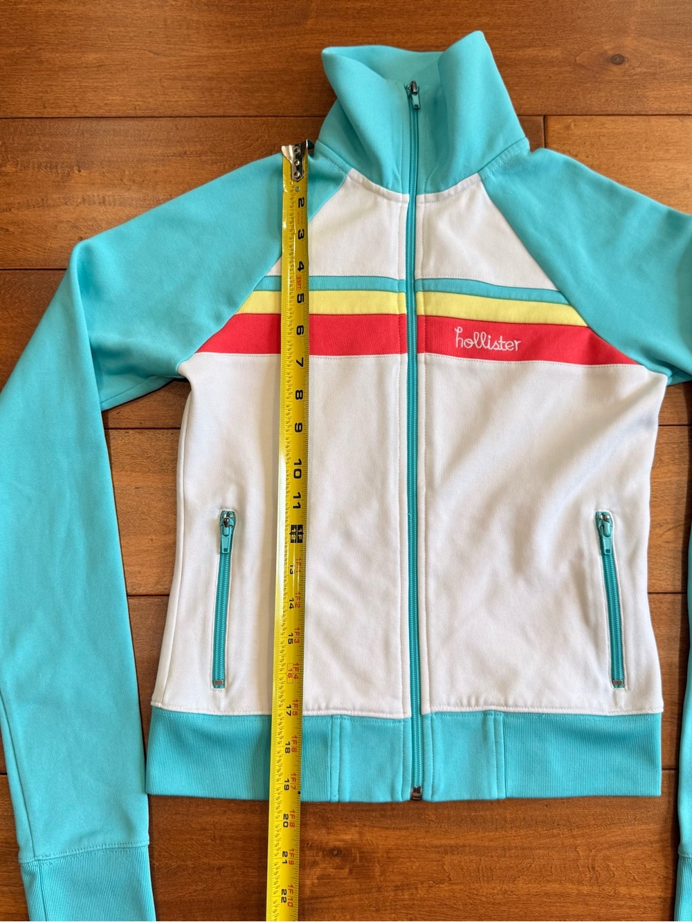 Hollister Vintage Y2K Slim Fit California Track Jacket Full Zip Retro - S - Picture 7 of 9